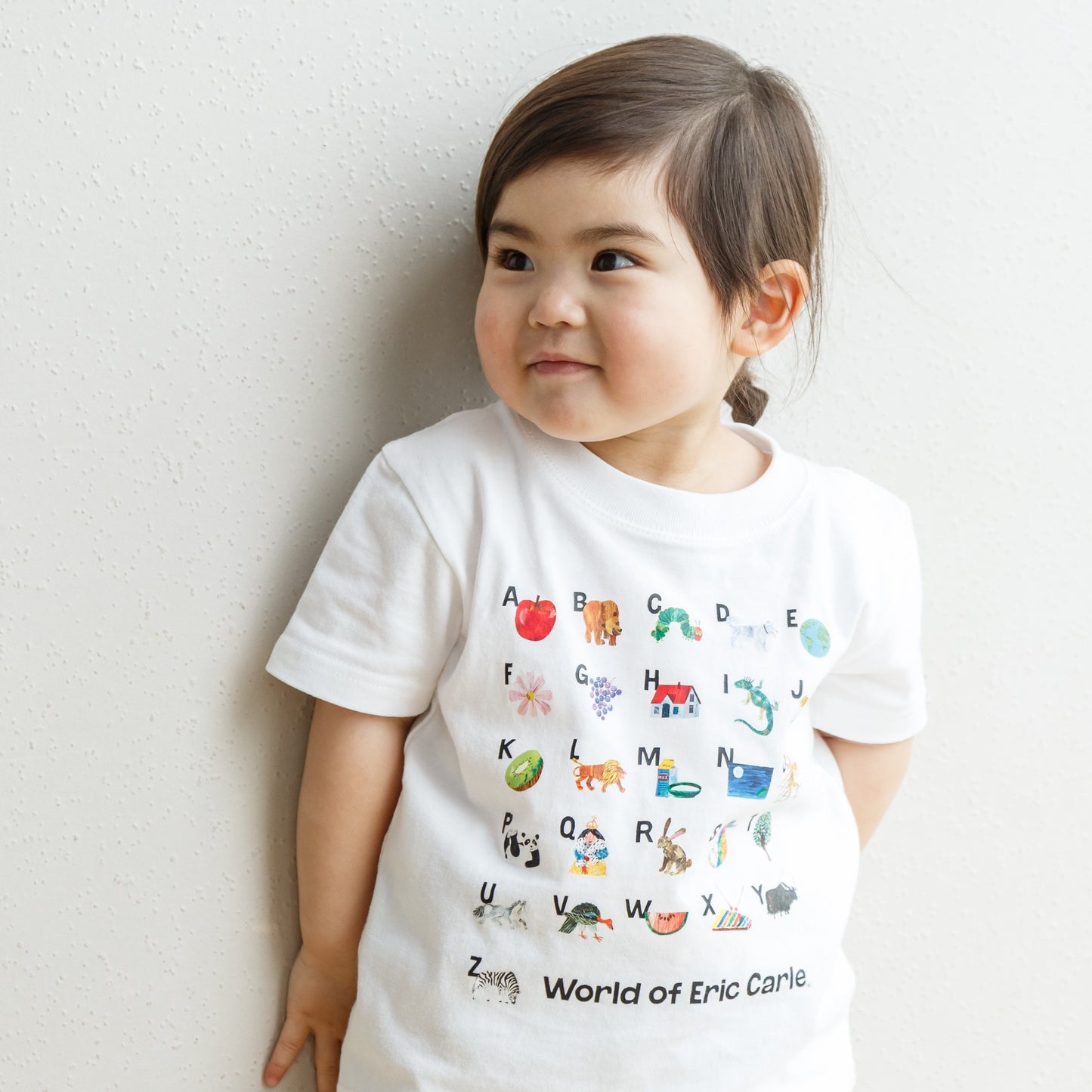Tシャツ AtoZ ホワイト (キッズサイズ)