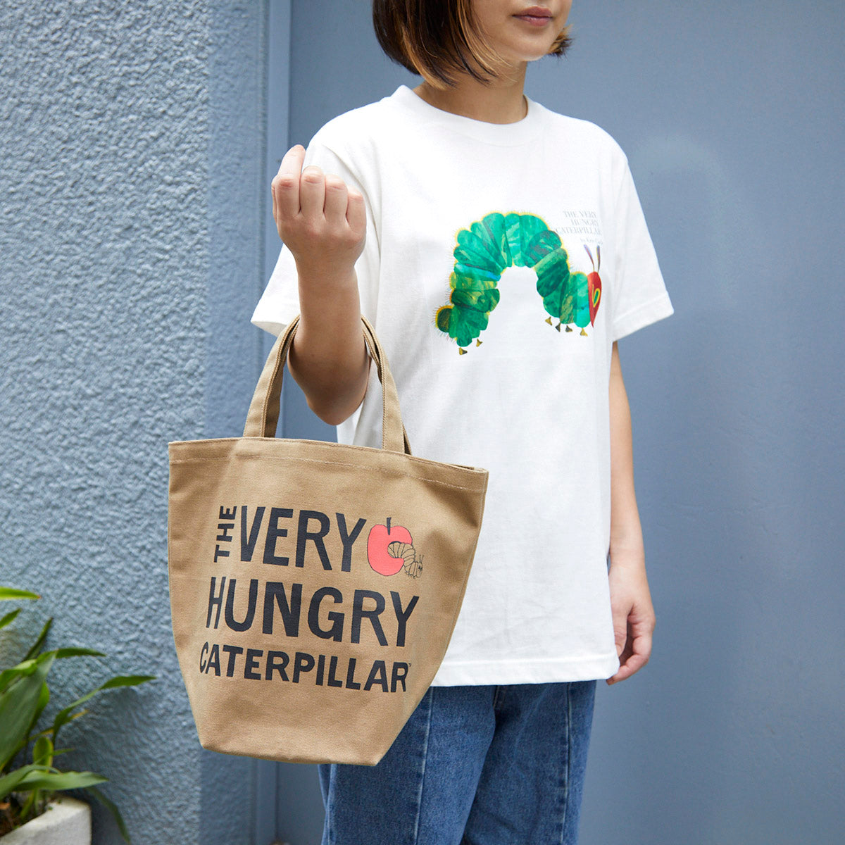絵本Tシャツ はらぺこあおむし ホワイト