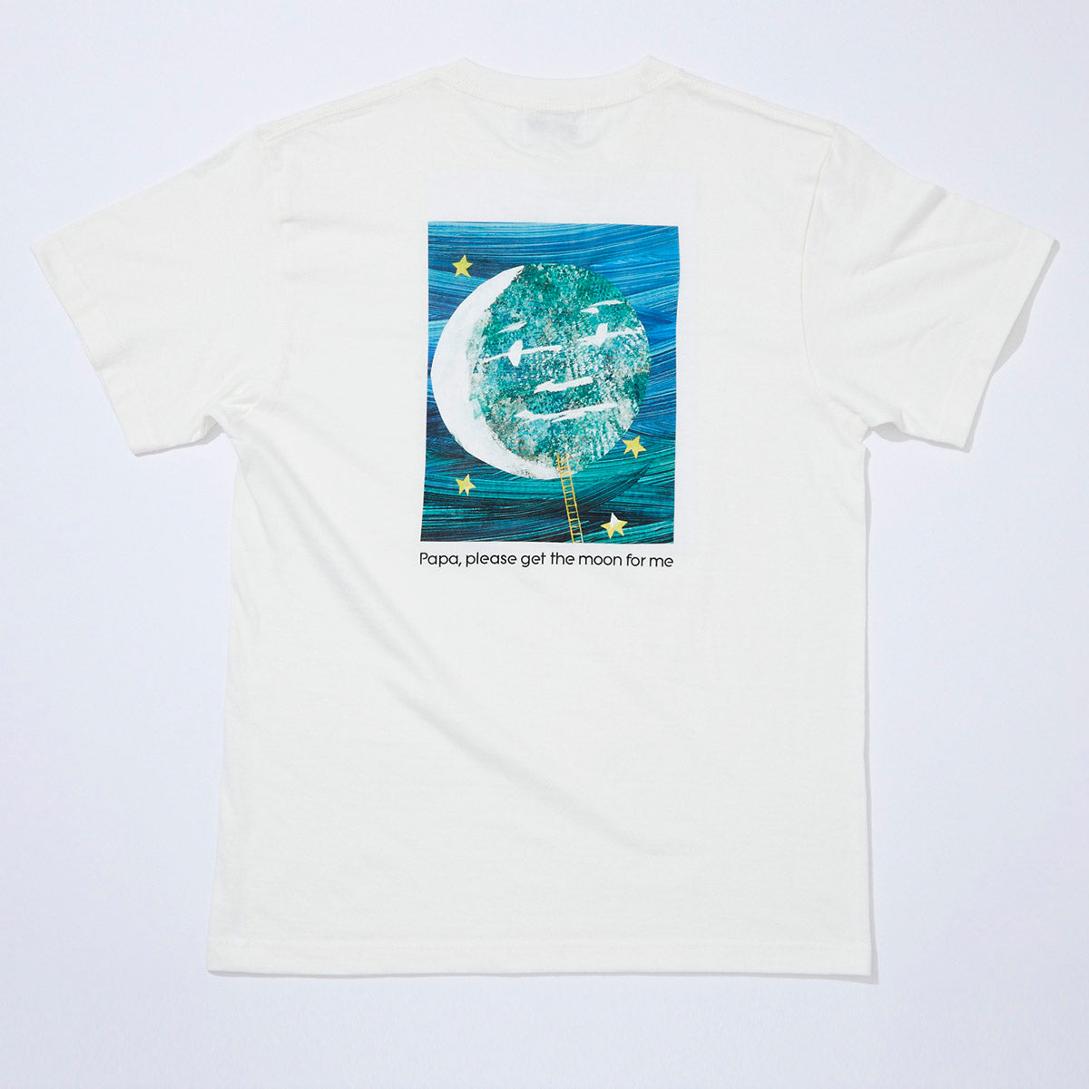 絵本Tシャツ パパ、お月さまとって!