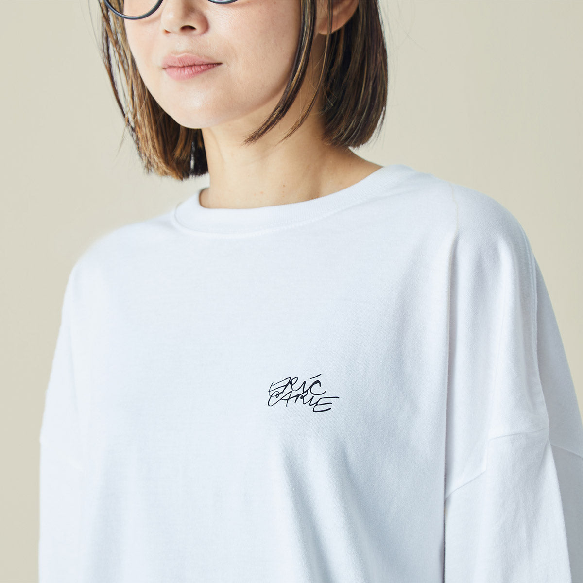 ビックシルエット ロングスリーブTシャツ 9ブロック