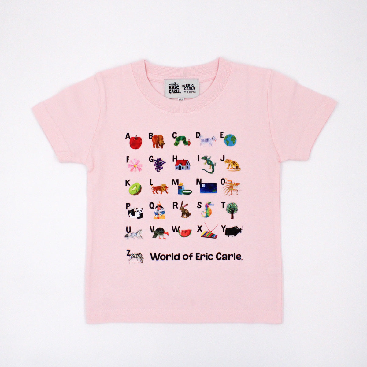 Tシャツ AtoZ ベビーピンク （キッズサイズ）