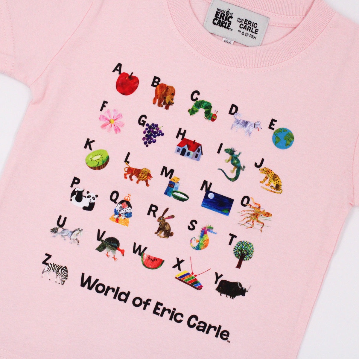 Tシャツ AtoZ ベビーピンク （キッズサイズ）