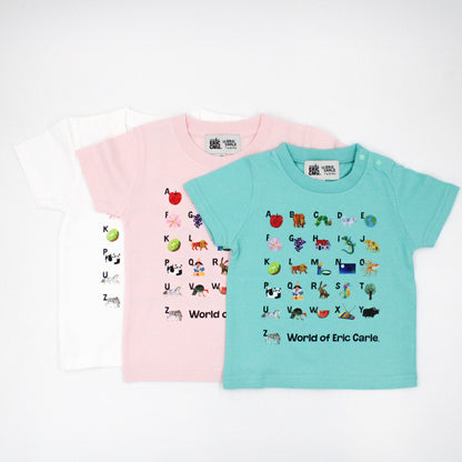 Tシャツ AtoZ ミントグリーン（キッズサイズ）