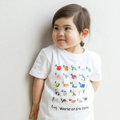 Tシャツ AtoZ ホワイト （キッズサイズ）