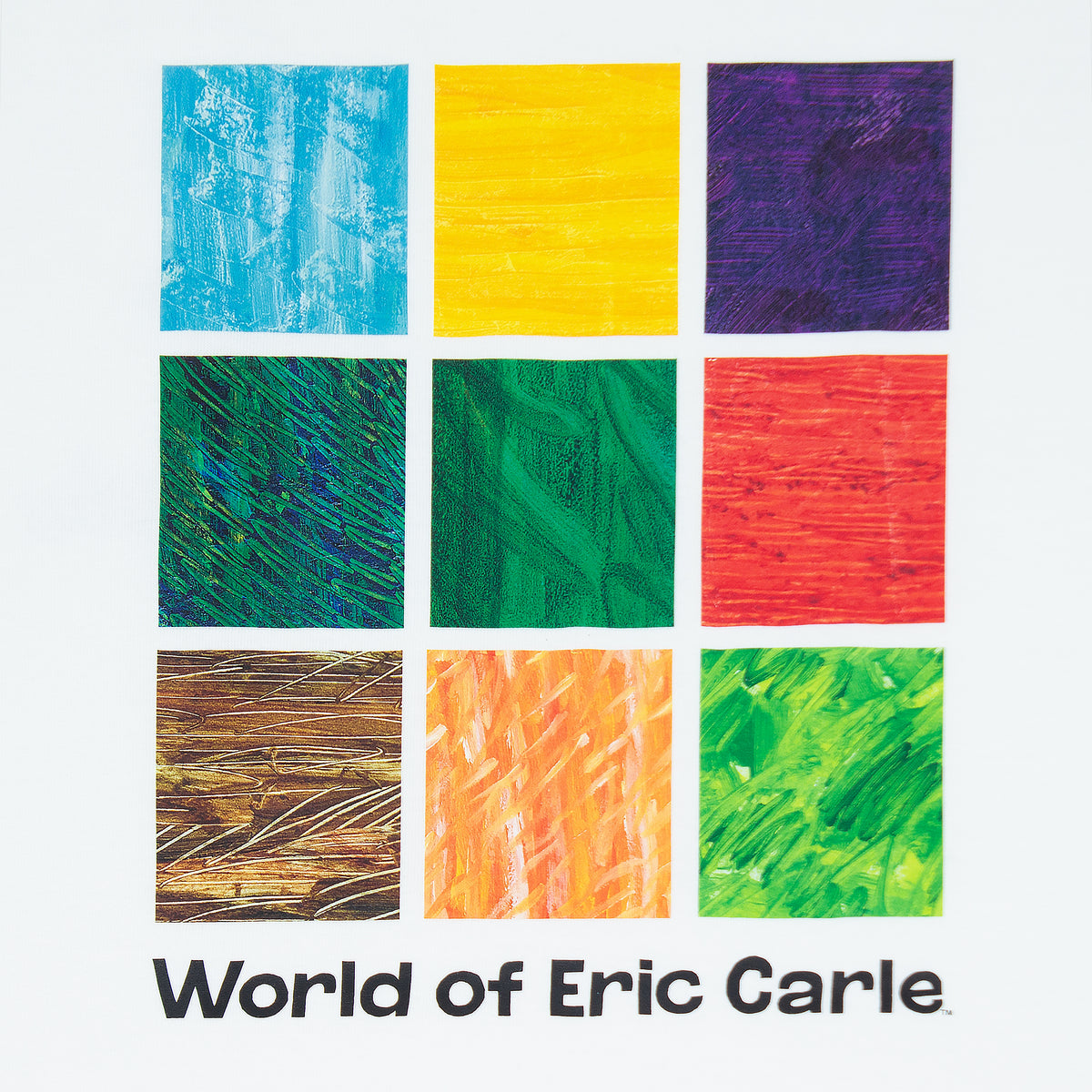 ビックシルエット ロングスリーブTシャツ 9ブロック ホワイト （大人サイズ）