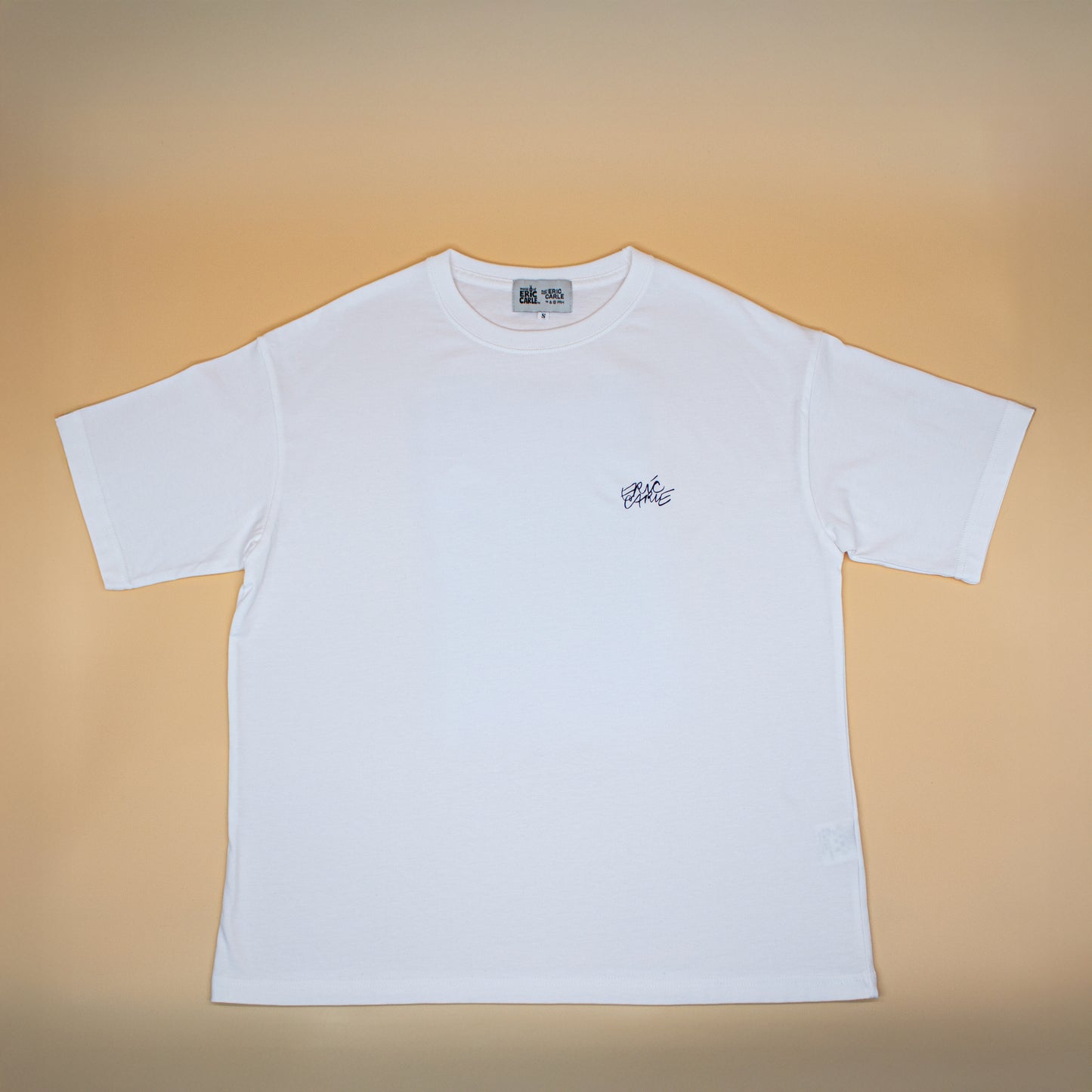 Tシャツ ビックシルエット9ブロック ホワイト（大人サイズ）