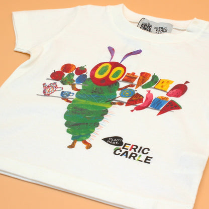 Tシャツ スタンディングあおむし ホワイト （キッズサイズ）