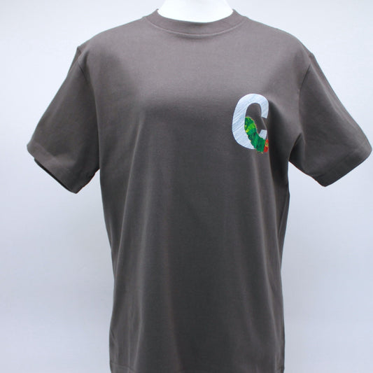 Tシャツ イニシャルC ヘイジーブラック（大人サイズ）