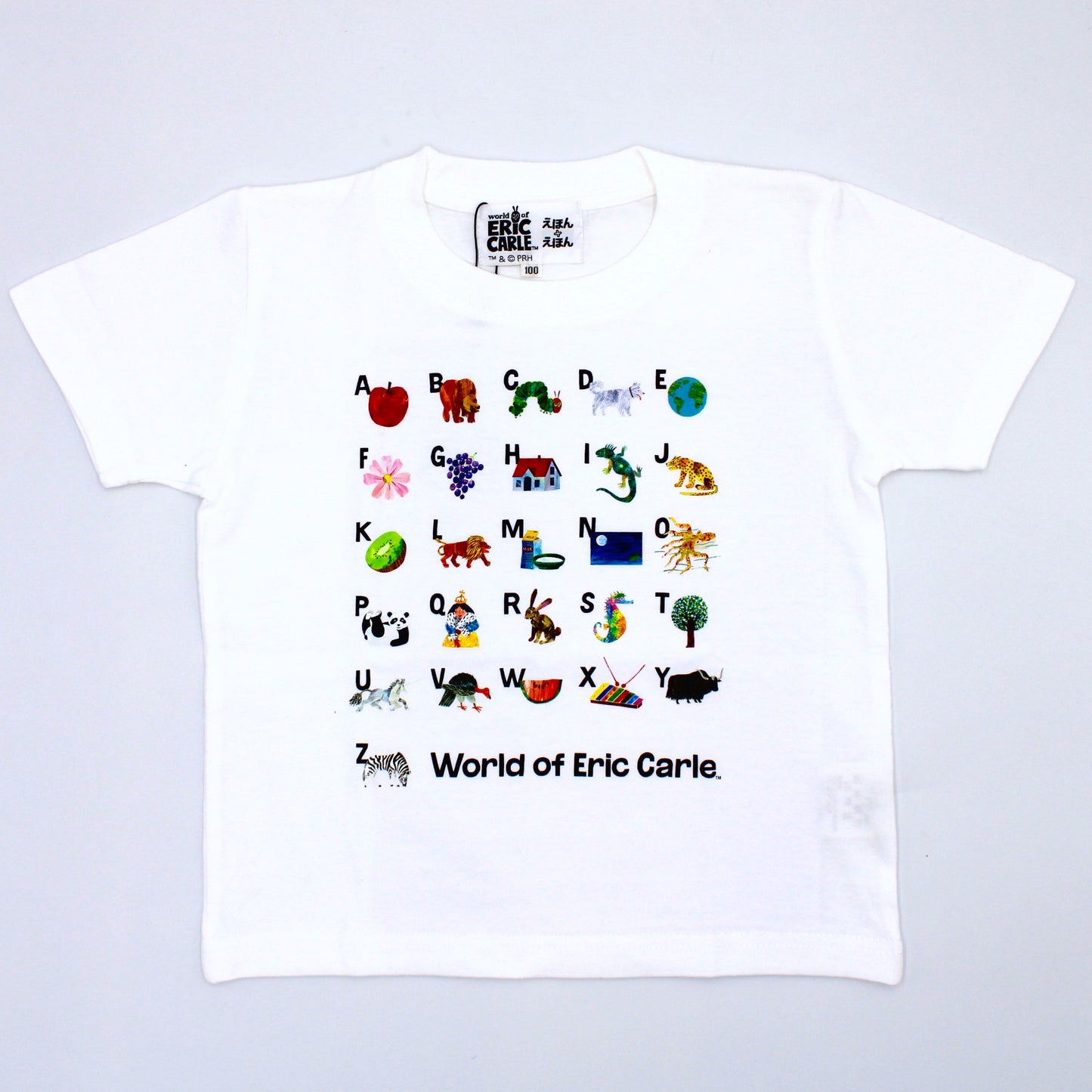 Tシャツ AtoZ ホワイト （キッズサイズ）