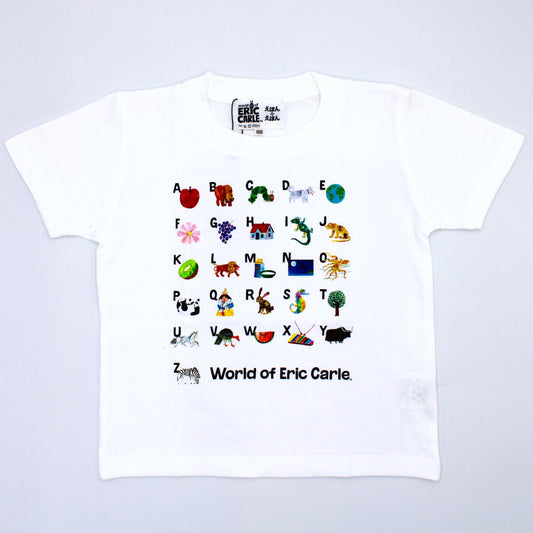 Tシャツ AtoZ ホワイト （キッズサイズ）