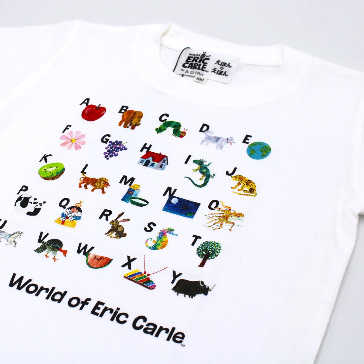 Tシャツ AtoZ ホワイト （キッズサイズ）