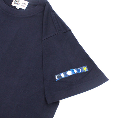 Tシャツ パパ、お月さまとって！ストーリー ネイビー （大人サイズ）