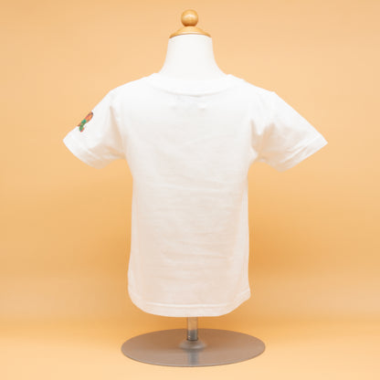 Tシャツ フルーツ1to5 ホワイト （キッズサイズ）