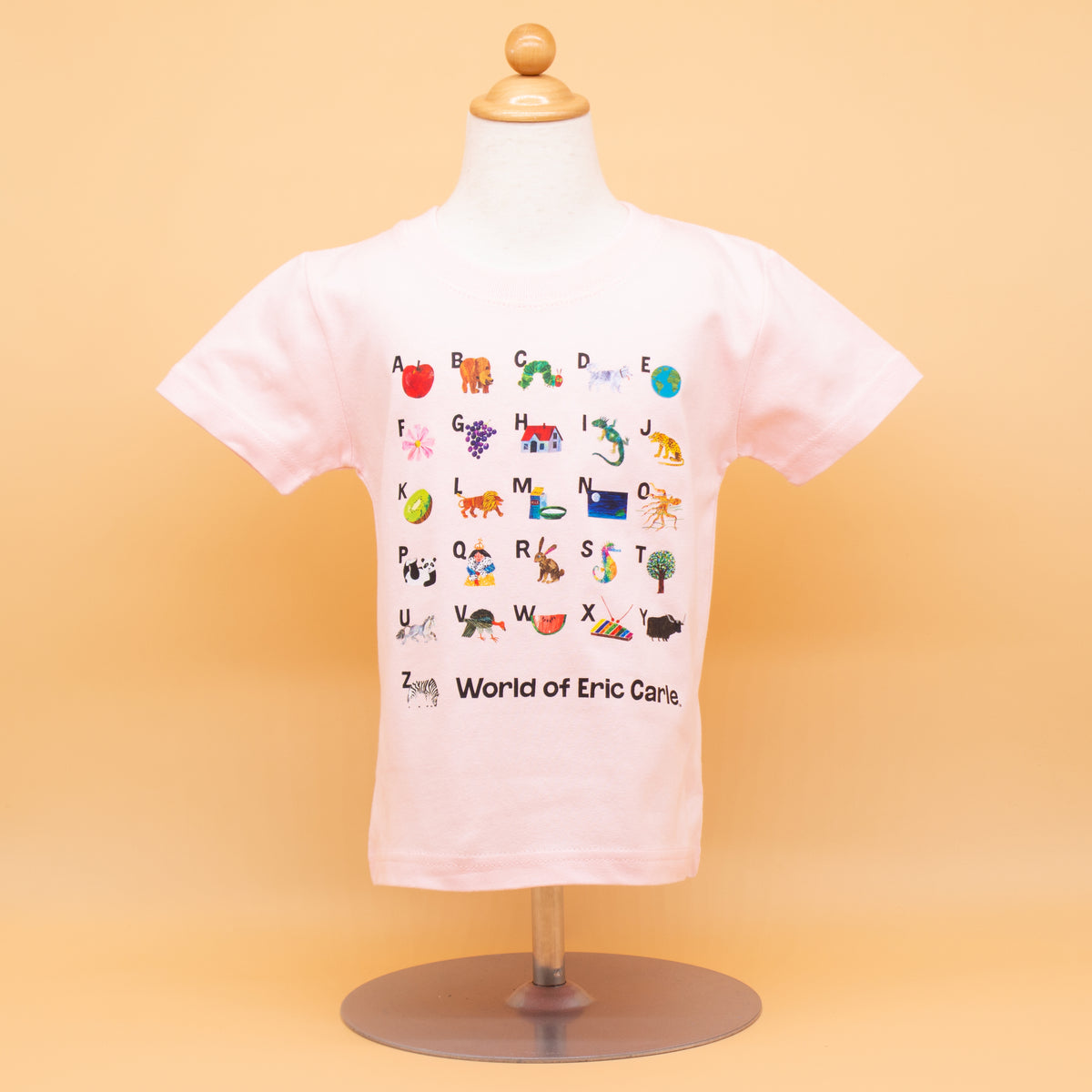 Tシャツ AtoZ ベビーピンク （キッズサイズ）