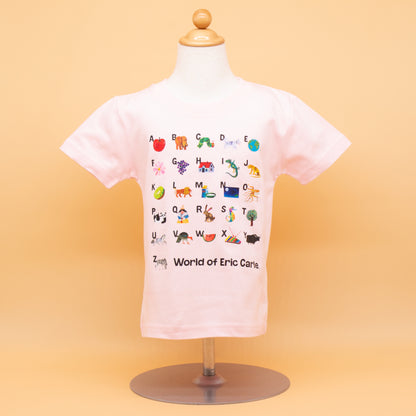 Tシャツ AtoZ ベビーピンク （キッズサイズ）
