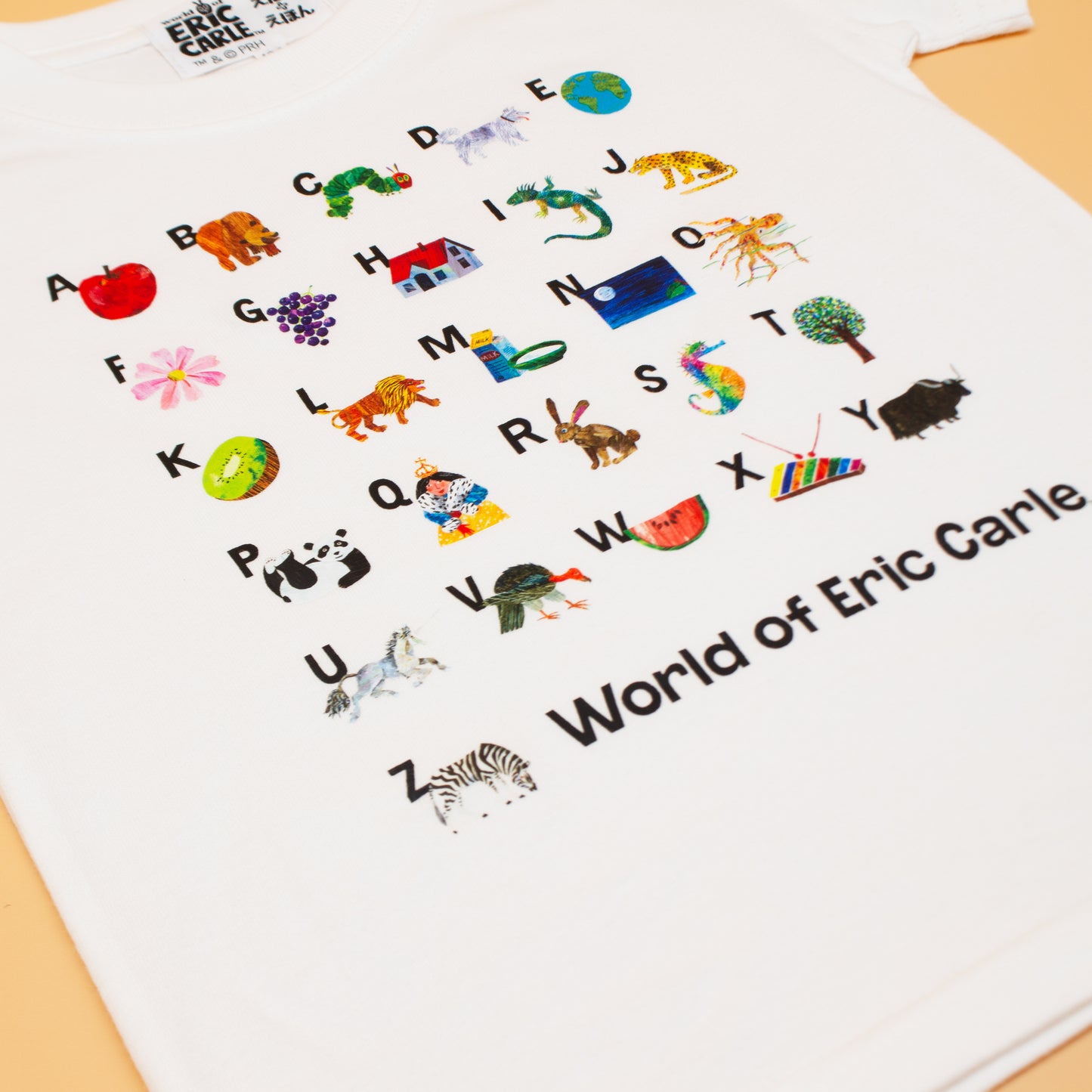 Tシャツ AtoZ ホワイト （キッズサイズ）