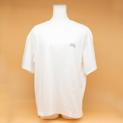 Tシャツ ビックシルエット9ブロック ホワイト（大人サイズ）