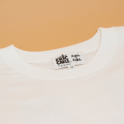 ビックシルエット ロングスリーブTシャツ 9ブロック ホワイト （大人サイズ）