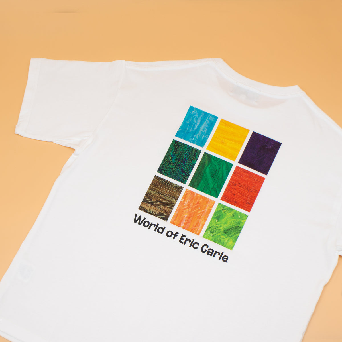 Tシャツ ビックシルエット9ブロック ホワイト（大人サイズ）