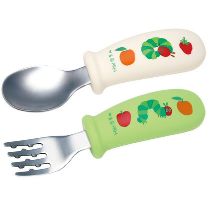 握りやすいシリコーンスプーンフォークセット【SHSF1】
