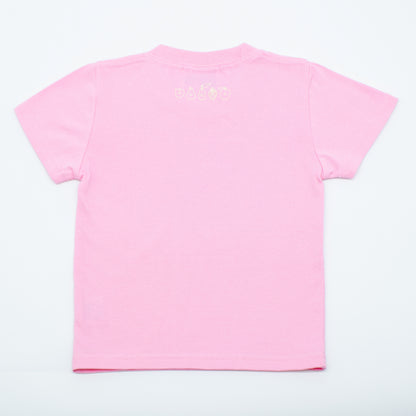 Tシャツ スケッチアップル ピンク  （キッズサイズ）