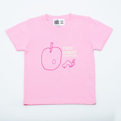 Tシャツ スケッチアップル ピンク  （キッズサイズ）